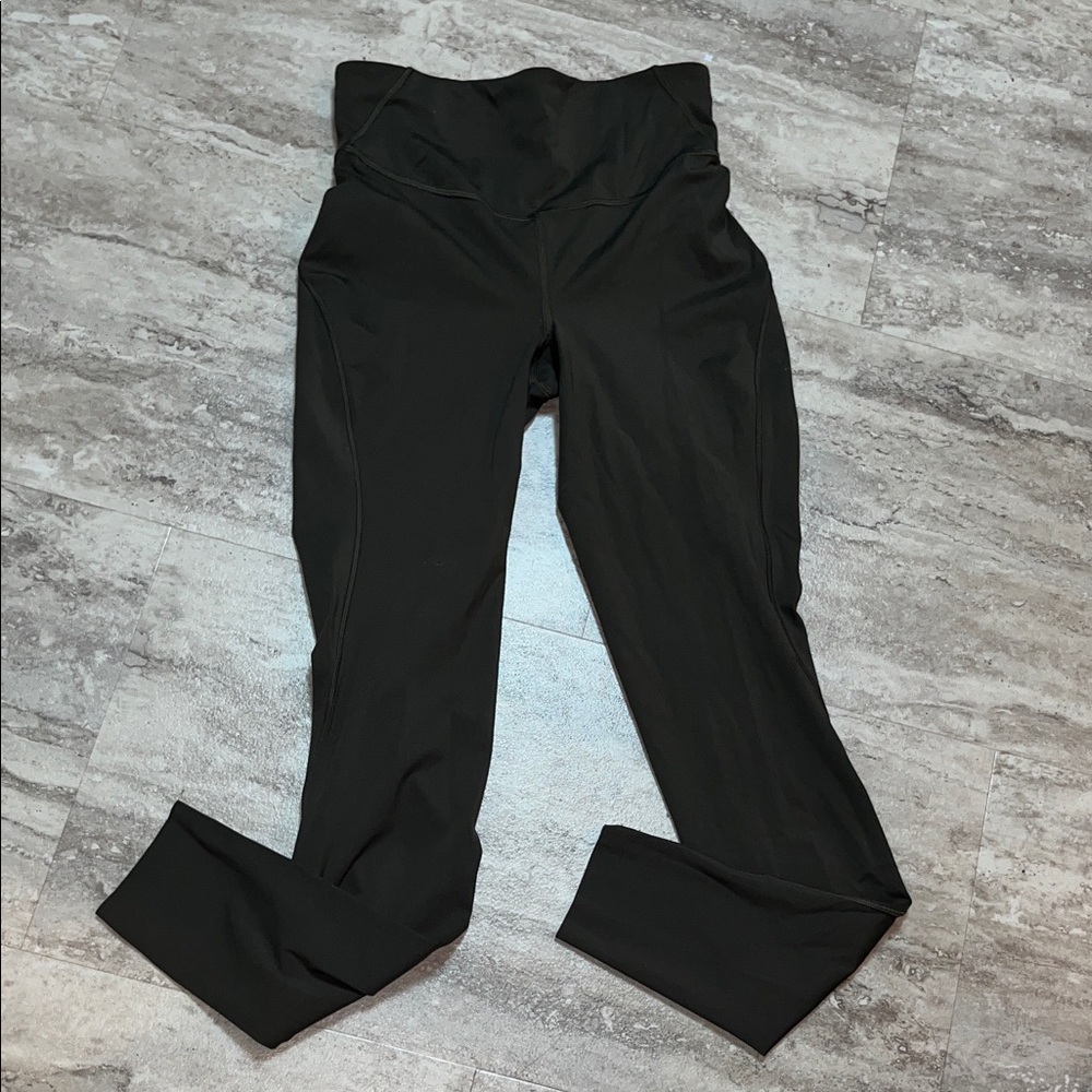 Lululemon Athletica olive green Leggings size 6
